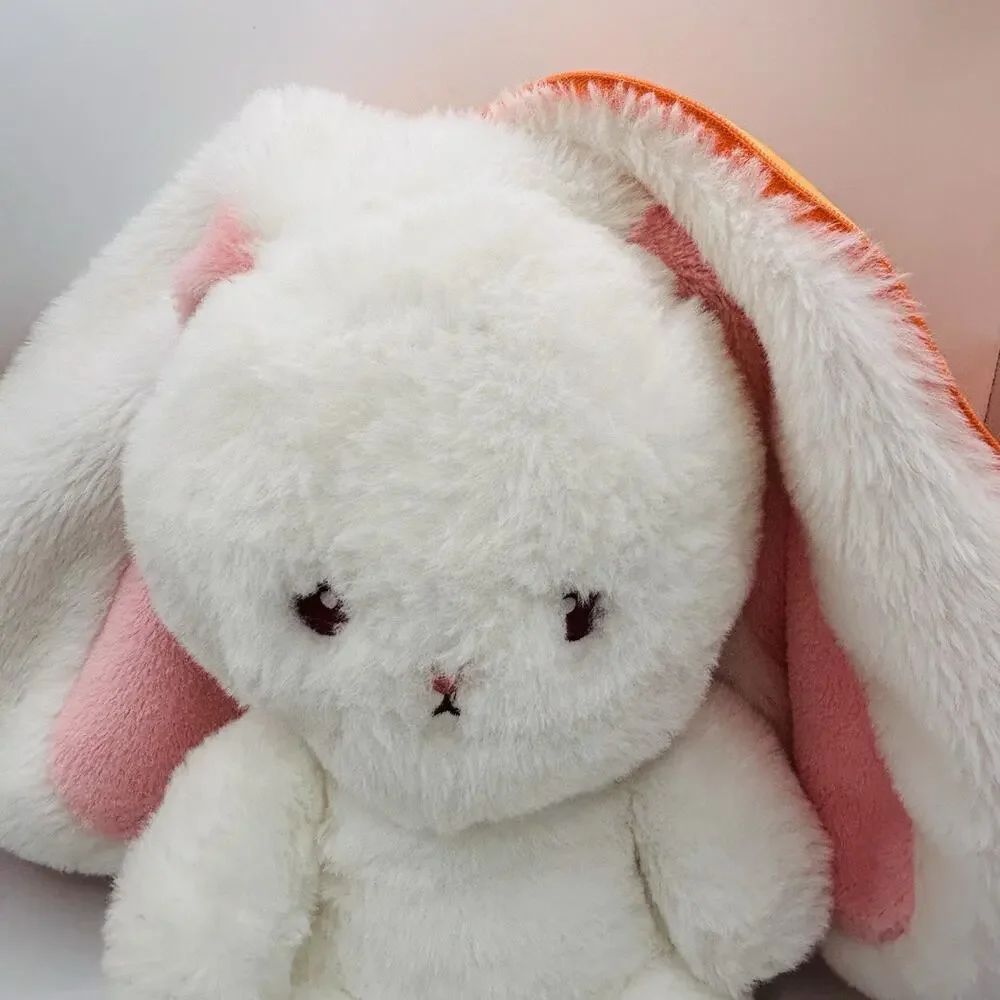 Strawberry Carrot Bunny Plush – Ibentoy Co. Soft Gift Toy for Kids 14” Clean.